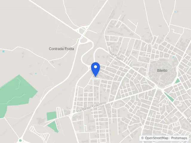Mappa di Bitetto, Bari