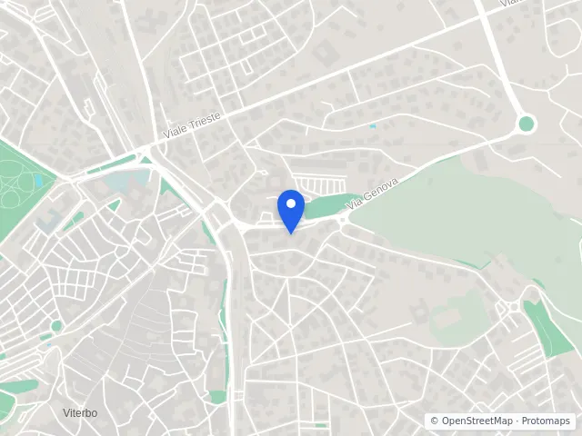 Mappa di Viterbo