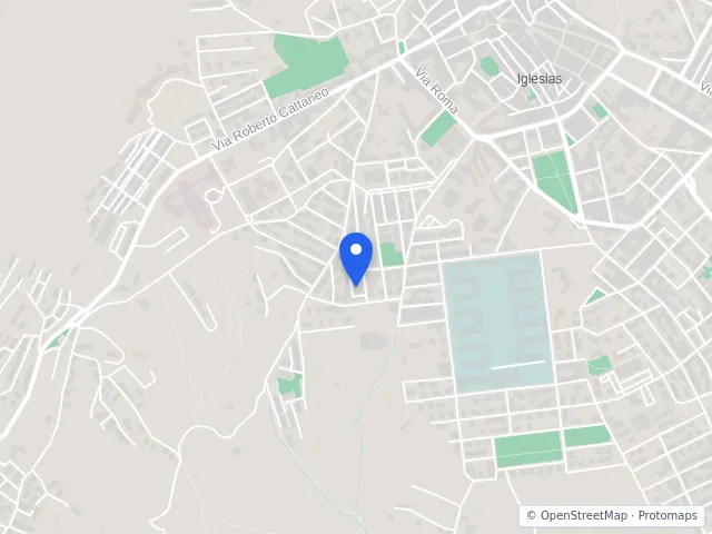 Mappa di Iglesias, Sud Sardegna