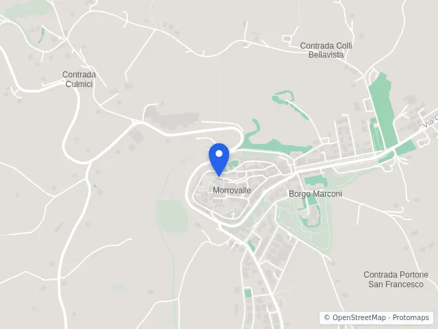 Mappa di Morrovalle, Macerata