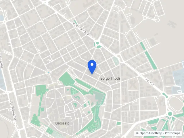 Mappa di Grosseto