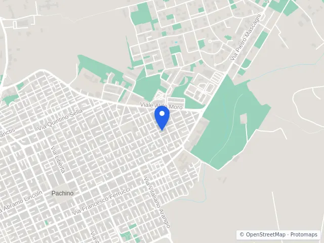 Mappa di Pachino, Siracusa