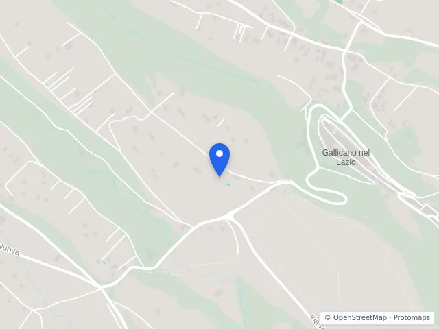 Mappa di Gallicano nel Lazio, Roma