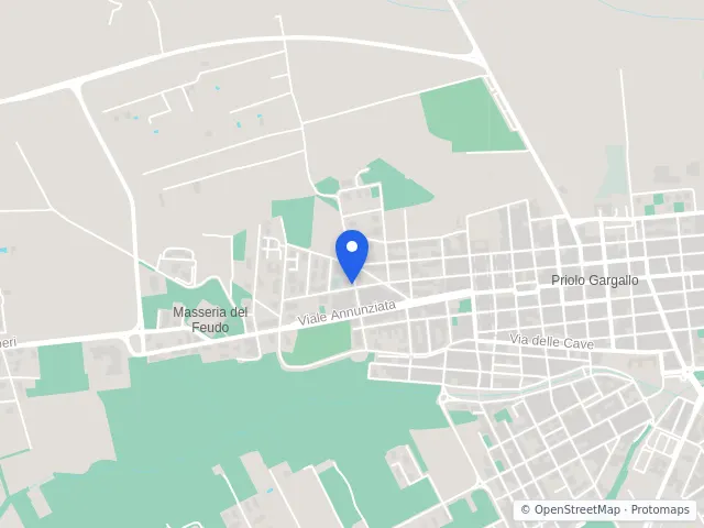 Mappa di Priolo Gargallo, Siracusa