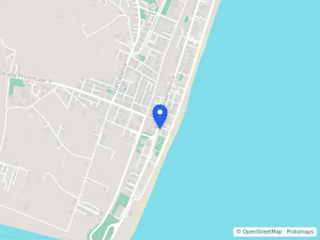 Mappa di Monasterace, Reggio di Calabria