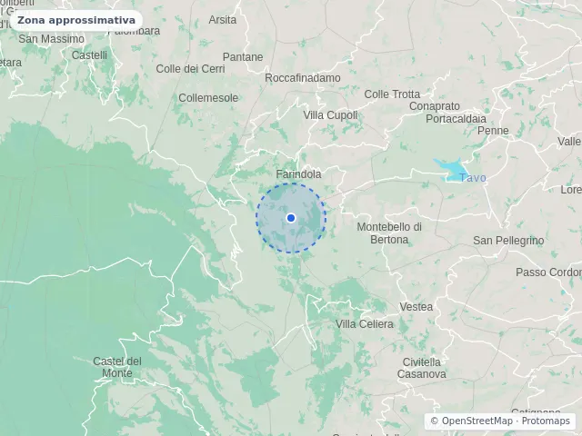 Mappa di Farindola, Pescara