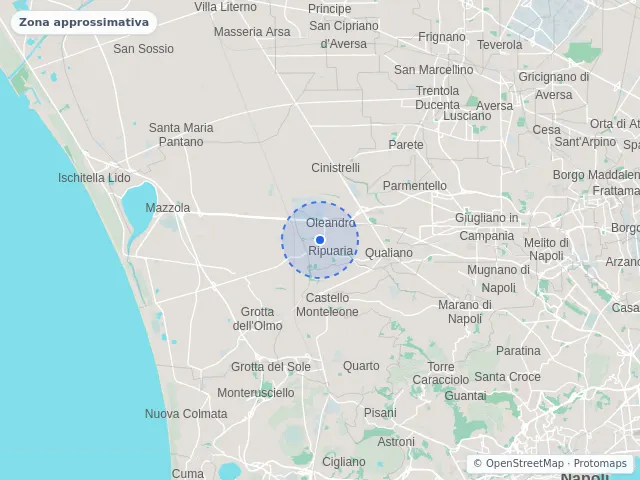 Mappa di Giugliano in Campania, Napoli