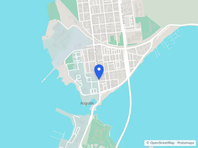 Mappa di Augusta, Siracusa