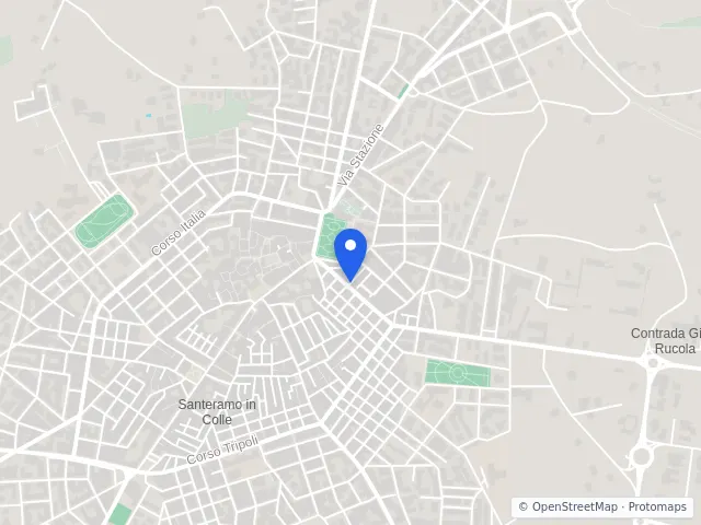 Mappa di Santeramo in Colle, Bari