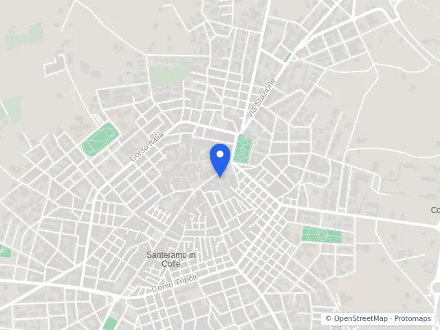 Mappa di Santeramo in Colle, Bari
