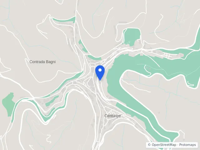 Mappa di Centuripe, Enna