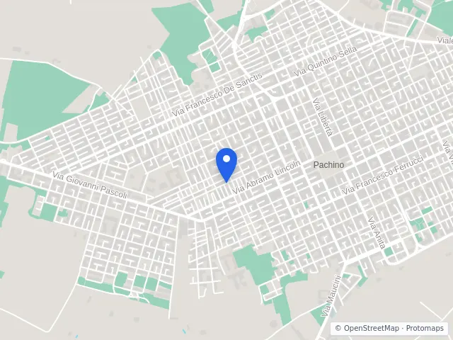 Mappa di Pachino, Siracusa