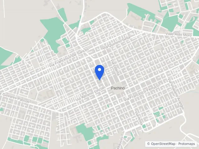 Mappa di Pachino, Siracusa
