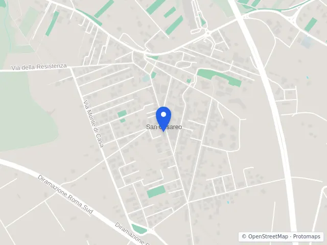 Mappa di San Cesareo, Roma