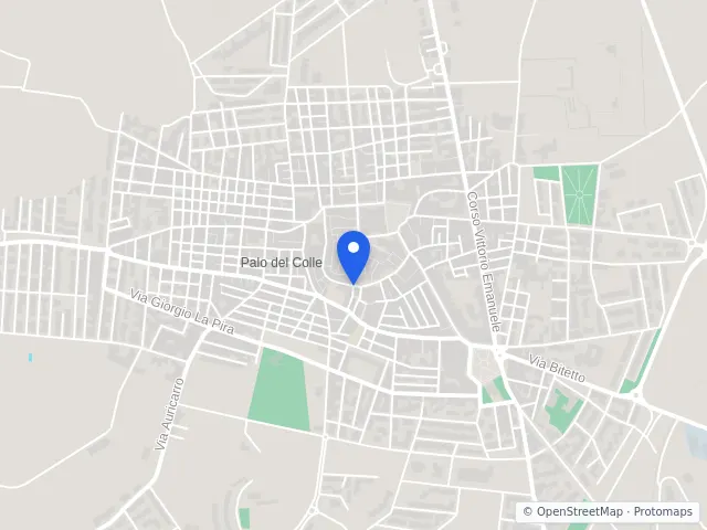 Mappa di Palo del Colle, Bari