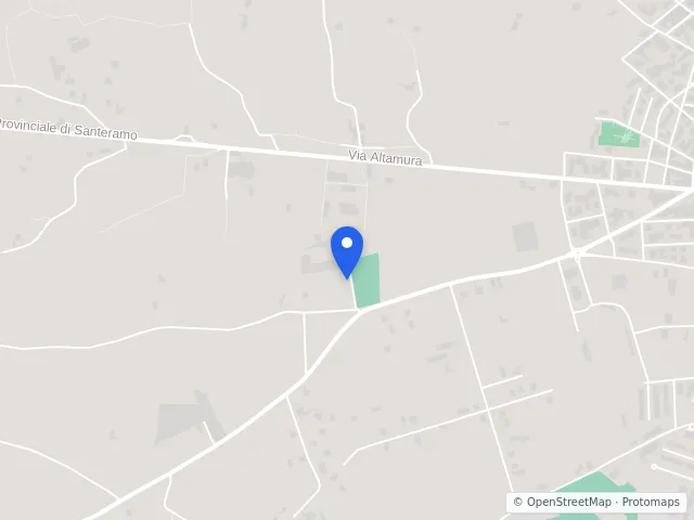 Mappa di Santeramo in Colle, Bari