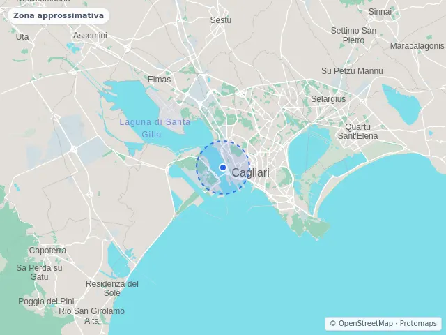 Mappa di Cagliari