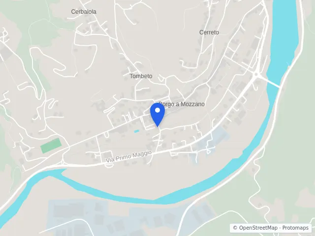 Mappa di Borgo a Mozzano, Lucca