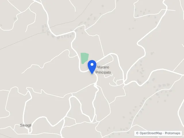 Mappa di Marano Principato, Cosenza