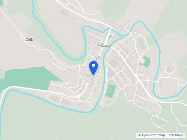Mappa di Piobbico, Pesaro e Urbino