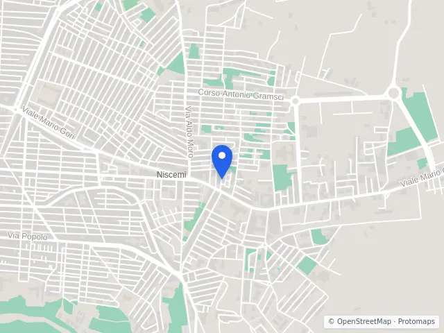 Mappa di Niscemi, Caltanissetta