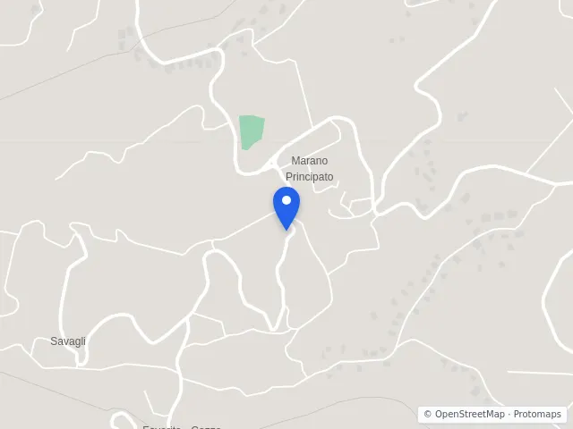 Mappa di Marano Principato, Cosenza