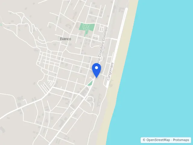 Mappa di Bianco, Reggio di Calabria