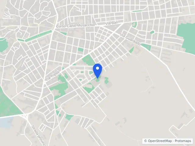 Mappa di Gravina in Puglia, Bari