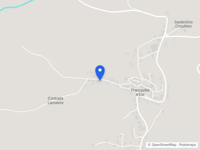 Mappa di Francavilla d'Ete, Fermo