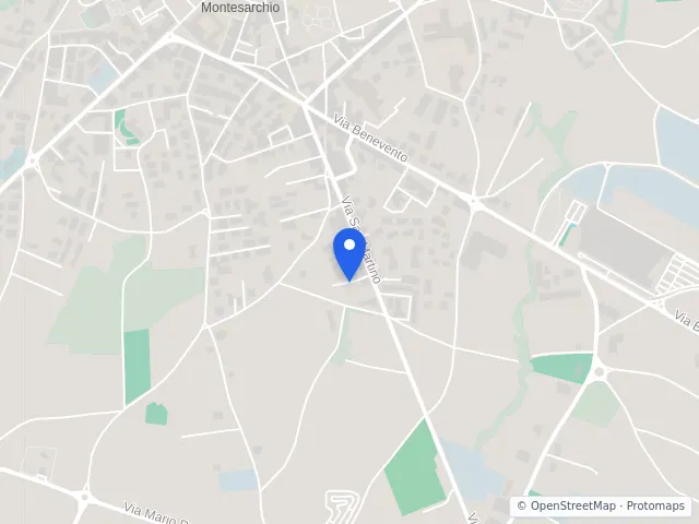 Mappa di Montesarchio, Benevento