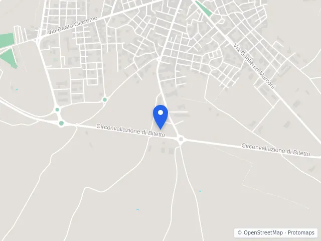 Mappa di Bitetto, Bari