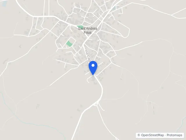 Mappa di Sant'Andrea Frius, Sud Sardegna
