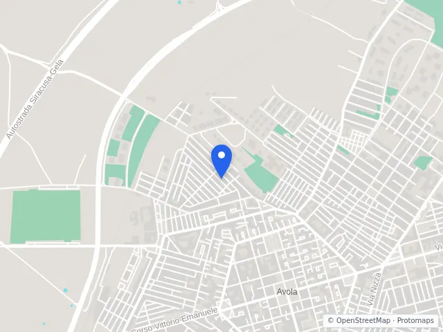 Mappa di Avola, Siracusa