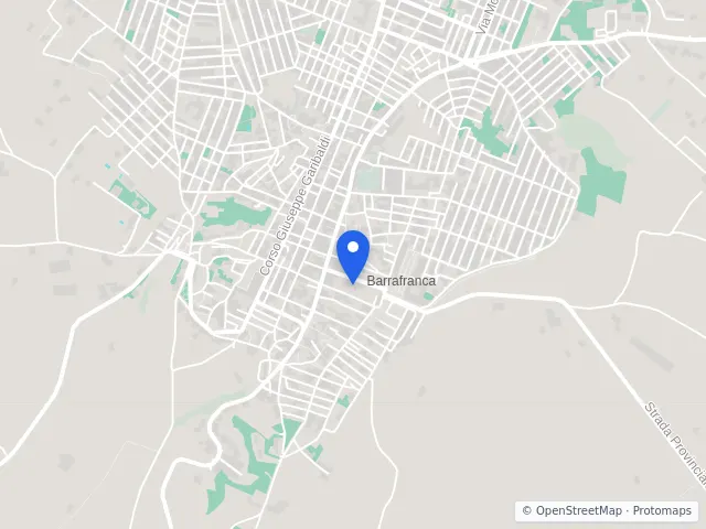 Mappa di Barrafranca, Enna