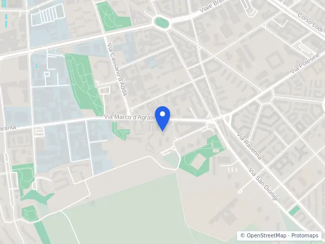 Mappa di Milano