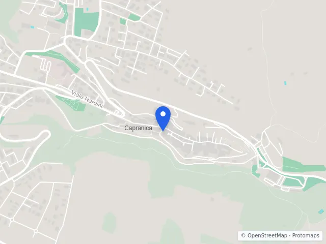 Mappa di Capranica, Viterbo