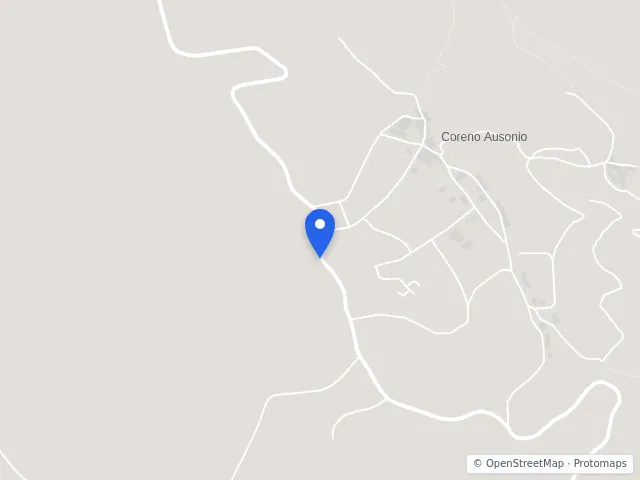 Mappa di Coreno Ausonio, Frosinone