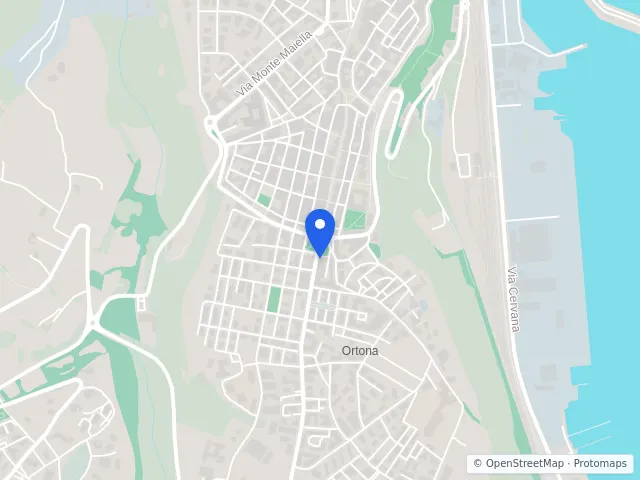 Mappa di Ortona, Chieti