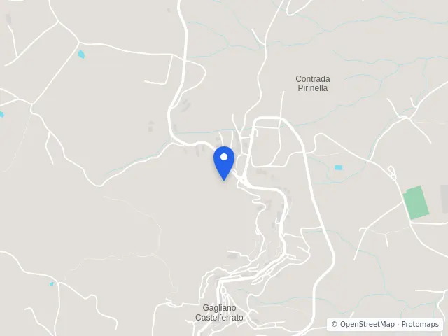 Mappa di Gagliano Castelferrato, Enna