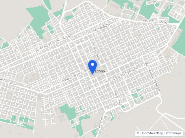 Mappa di Pachino, Siracusa
