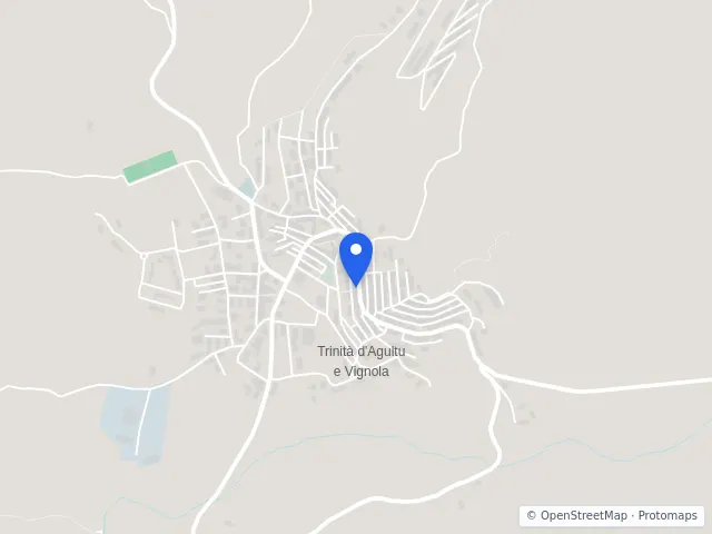 Mappa di Trinità d'Agultu e Vignola, Sassari