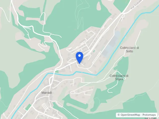 Mappa di Marradi, Firenze