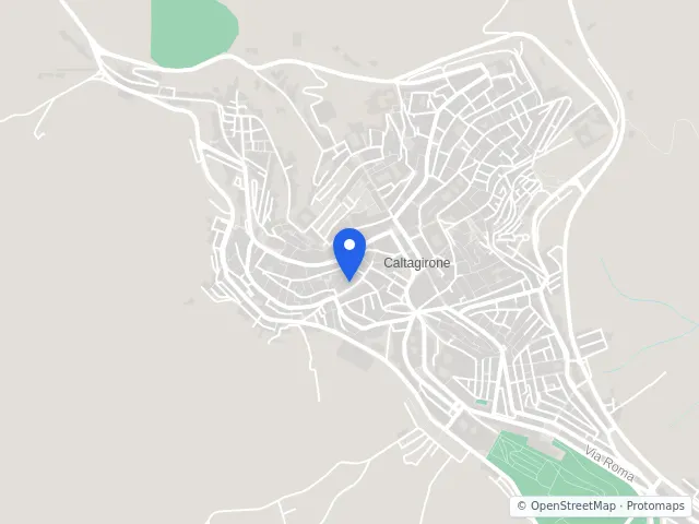 Mappa di Caltagirone, Catania