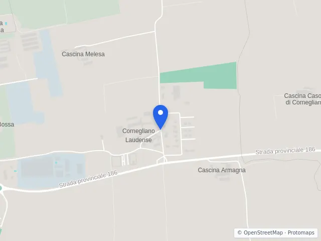 Mappa di Cornegliano Laudense, Lodi