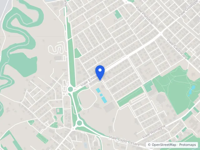 Mappa di Riccione, Rimini