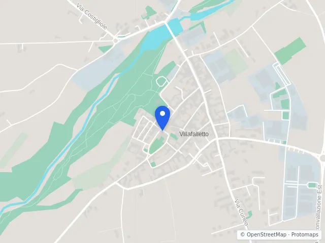 Mappa di Villafalletto, Cuneo