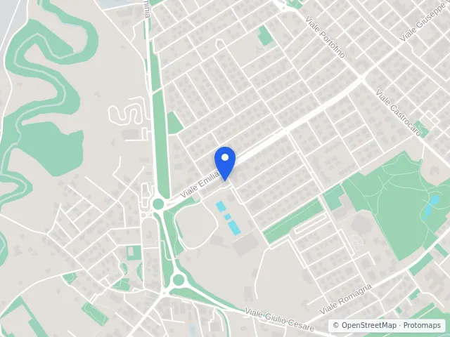 Mappa di Riccione, Rimini