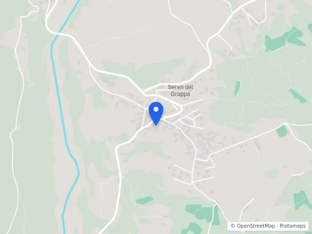 Mappa di Seren del Grappa, Belluno