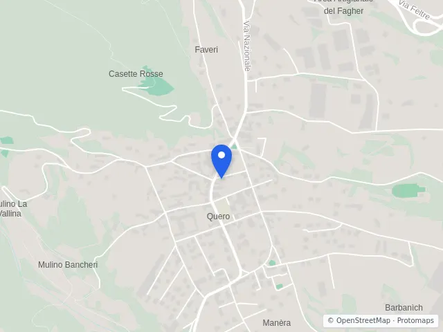 Mappa di Setteville, Belluno