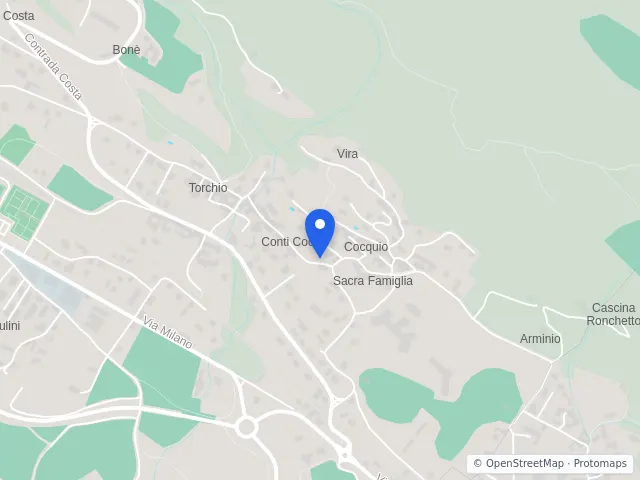 Mappa di Cocquio-Trevisago, Varese